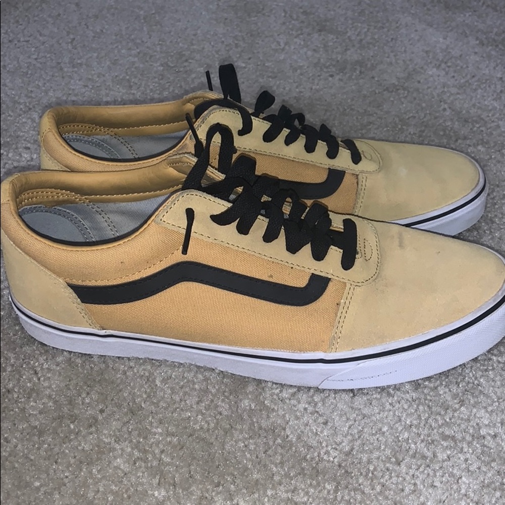 yellow old skool vans